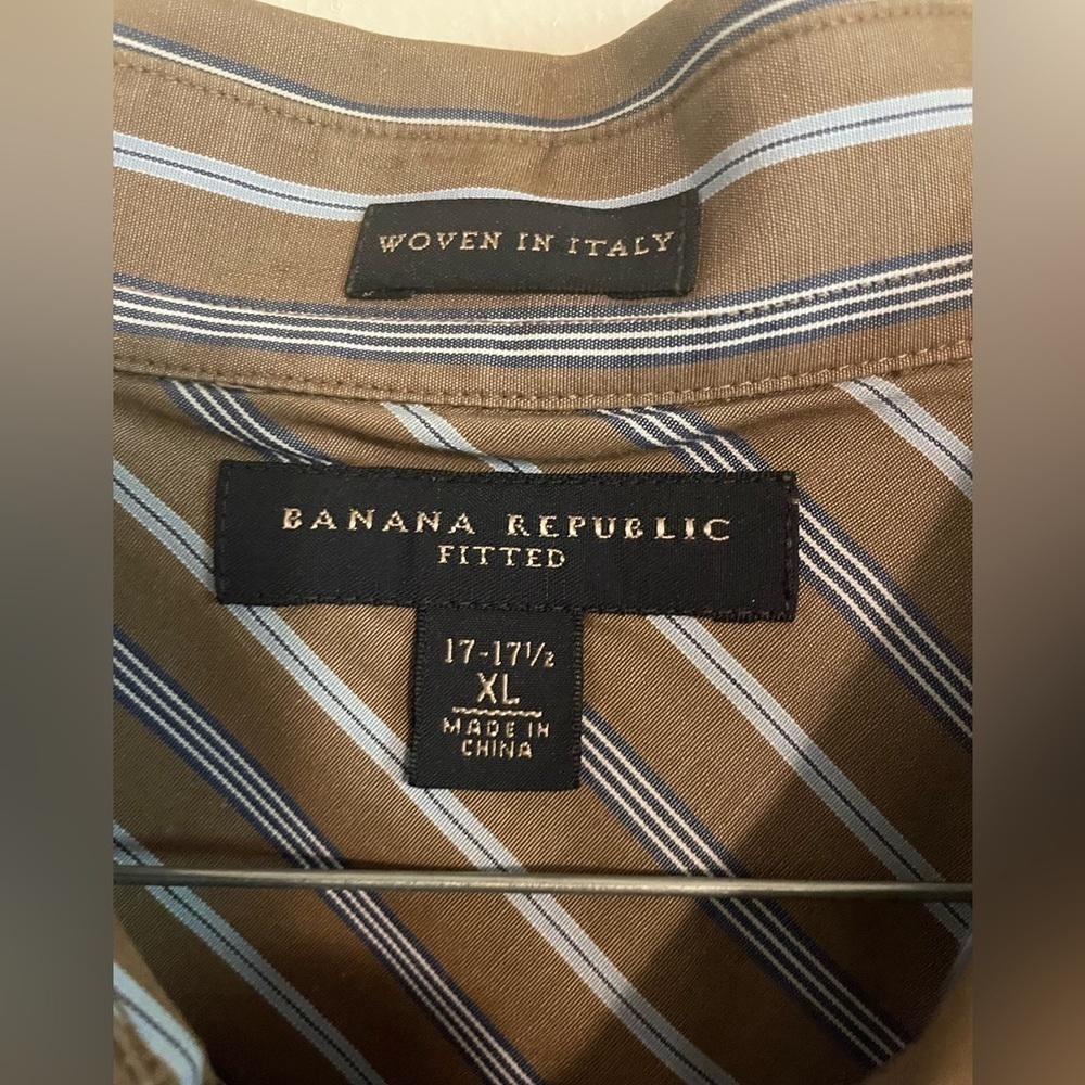 🎉2/$15 Banana Republic Men’s Dress Shirt XL - Picture 4 of 5